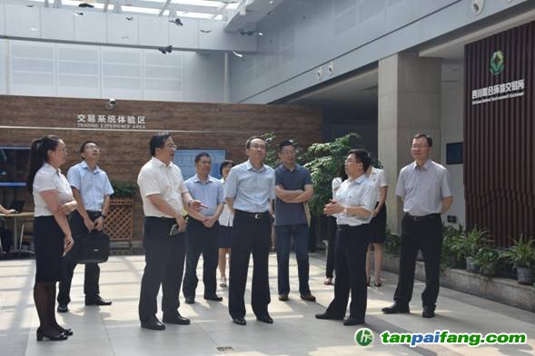 王寧常務副省長調研四川聯(lián)合環(huán)境交易所