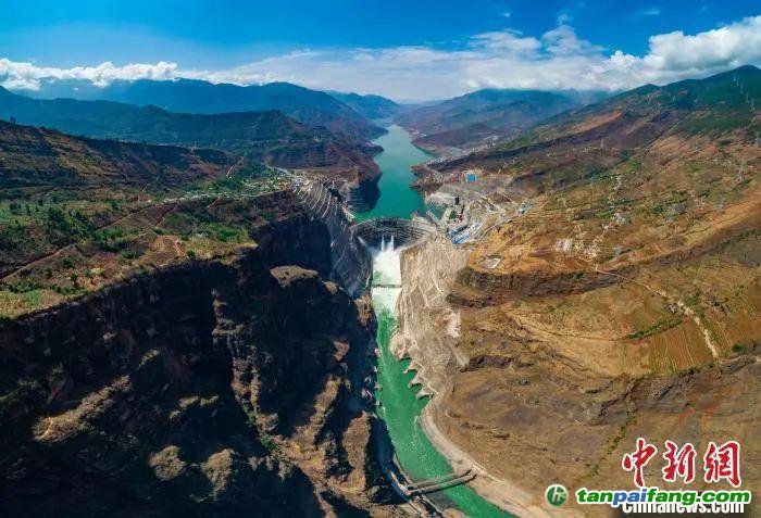 白鶴灘水電站。東方電氣供圖